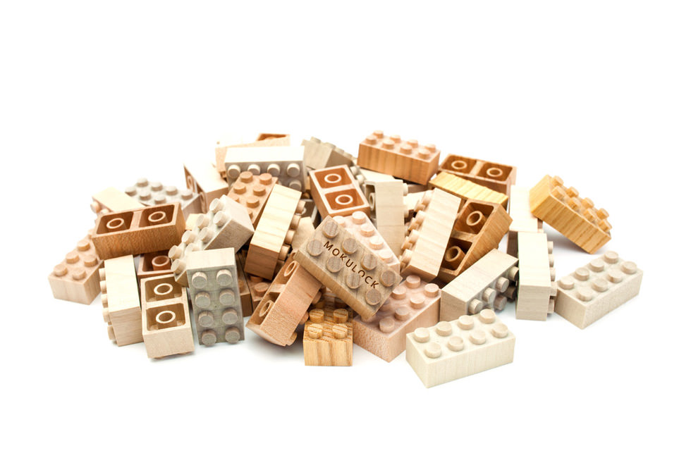 Mokulock Wooden Building Blocks