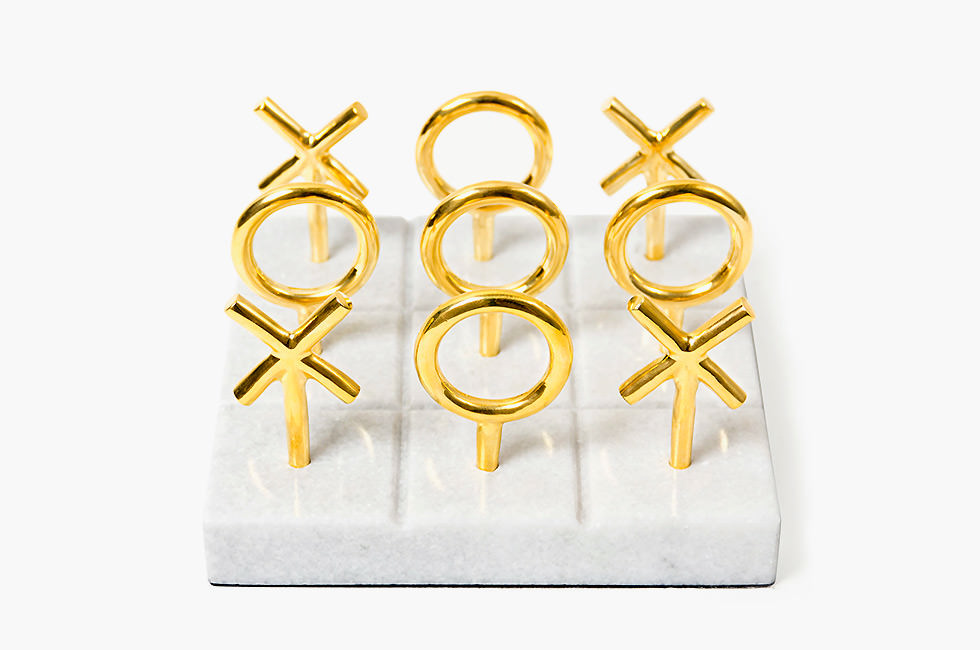 Brass Tic Tac Toe