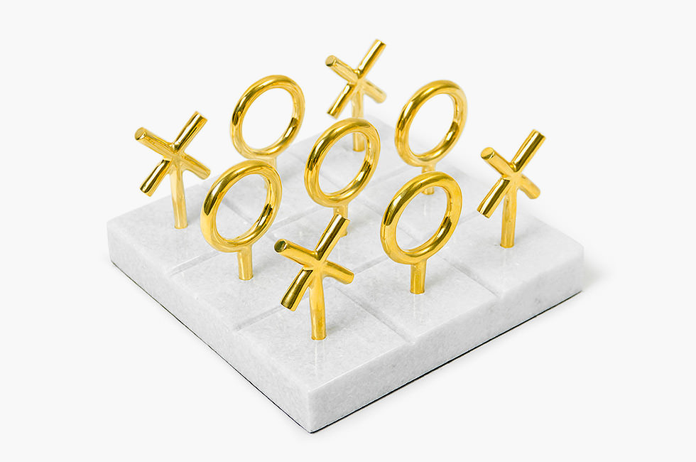 Brass Tic Tac Toe