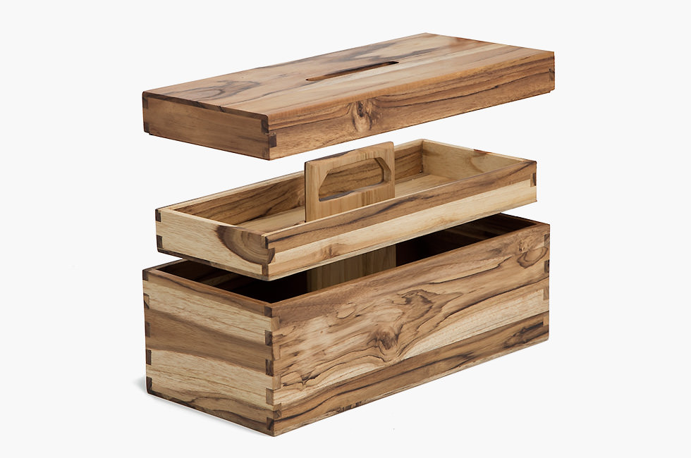 Poritz & Studio Tropical Teak Toolbox