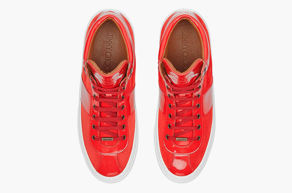 Jimmy Choo Belgravia Olympic Red High To