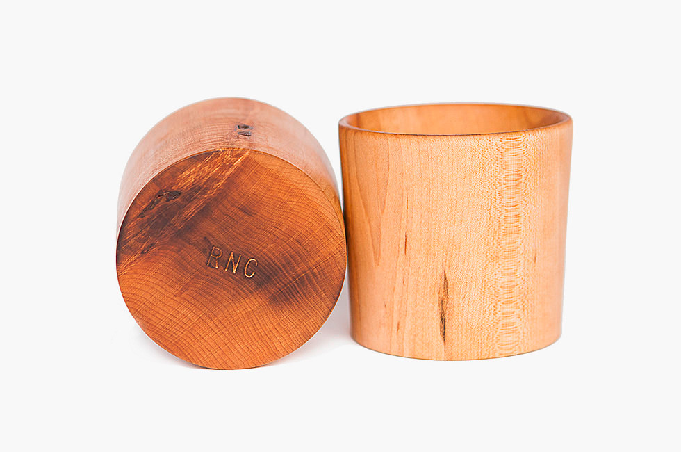 Royal North Company Wooden Whiskey Tumblers