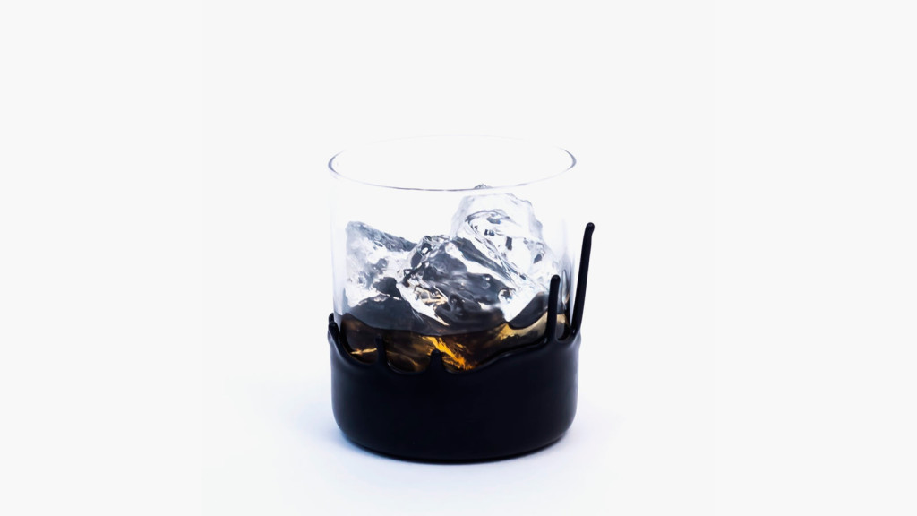 Wax Dipped Whiskey Glasses