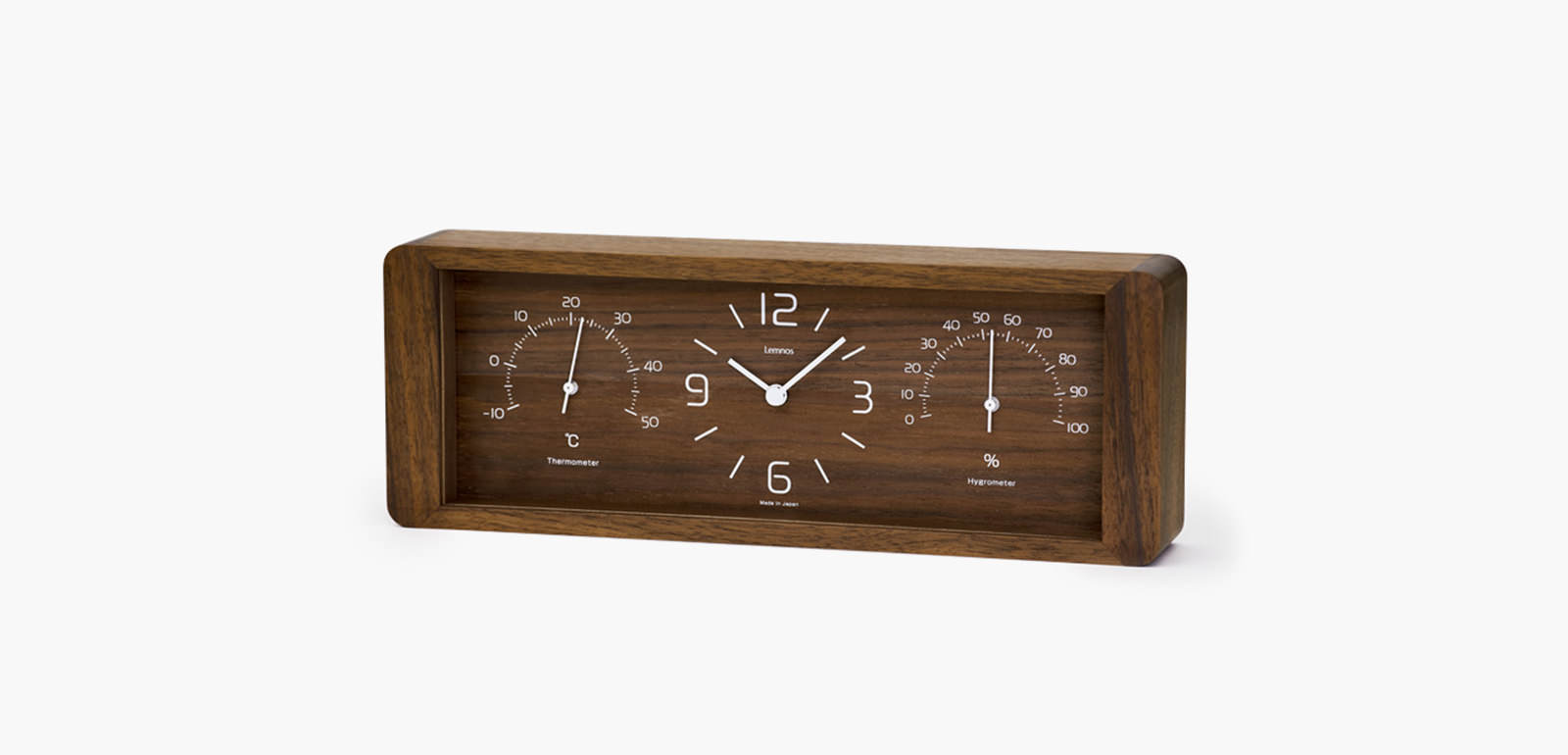 Lemnos Wood Table Clock