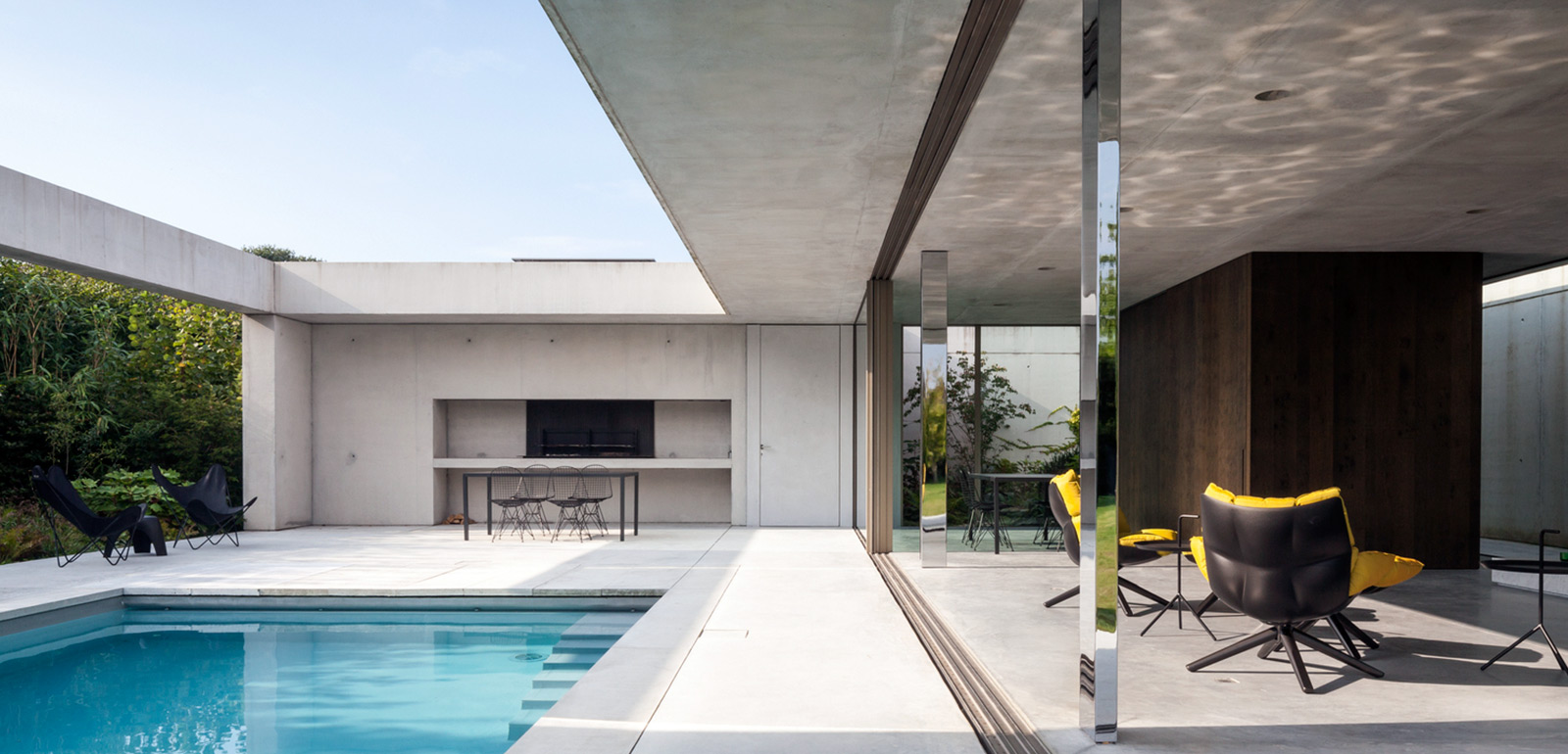 Poolhouse O by Steven Vandenborre Architecten