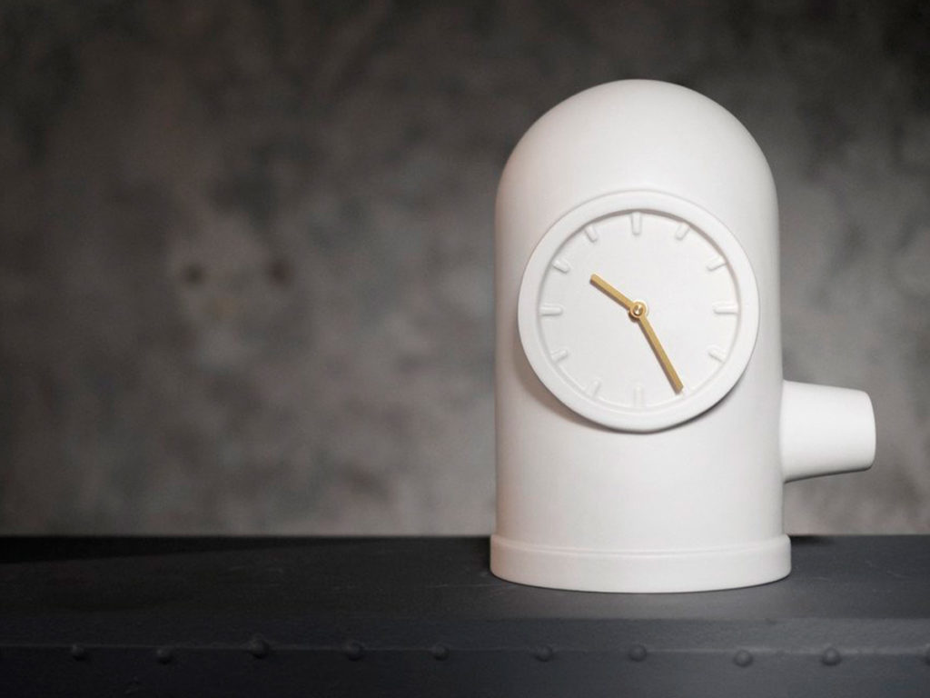 LEFF amsterdam Base Ceramic Clock