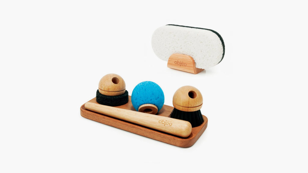 objeo Wooden Dishwashing Toolset