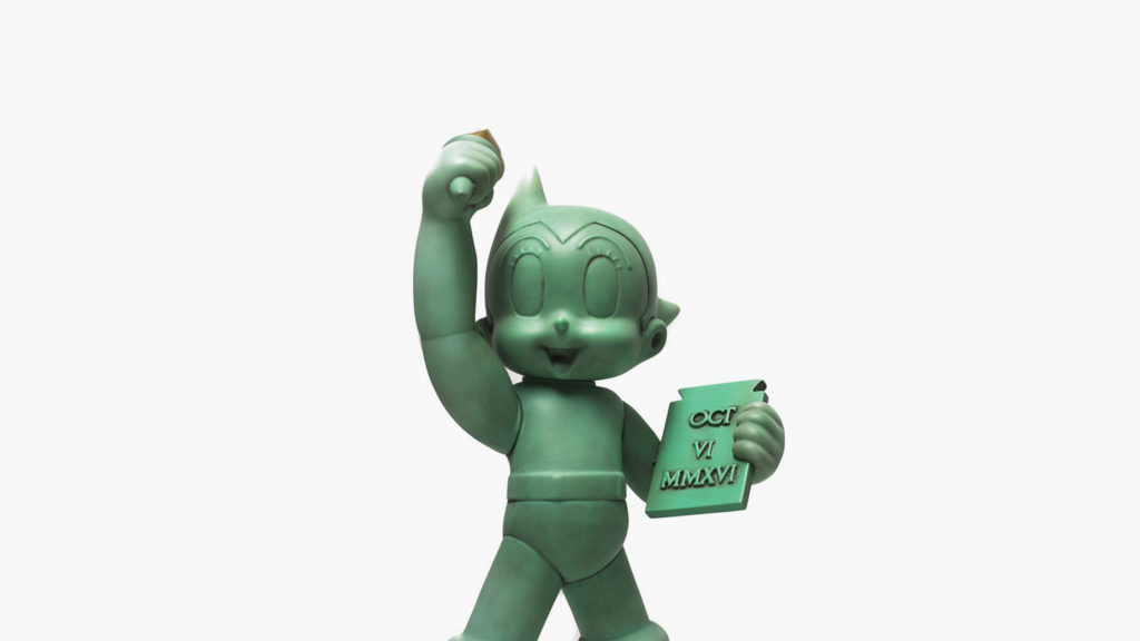 Toy Cube Astro Boy x Statue Of Liberty