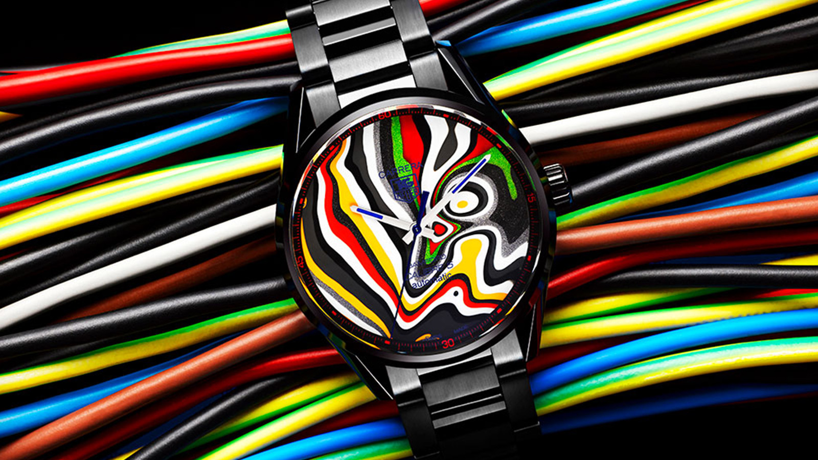 Bamford Watch Department x Black Badget Fordite TAG Heuer Carrera 1/1 Limited Edition