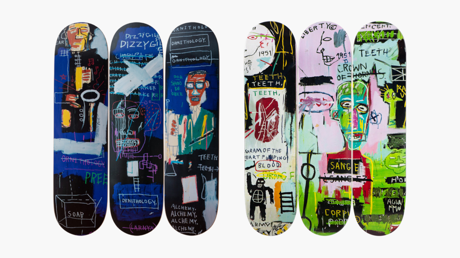 The Skateroom x Jean-Michel Basquiat Skateboards