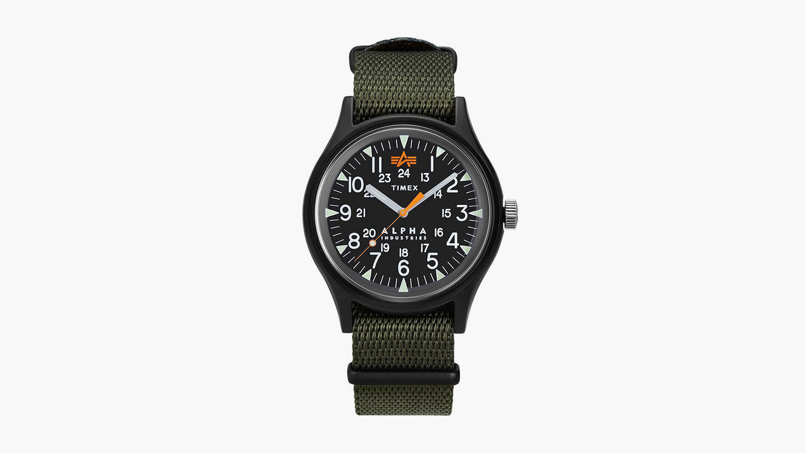 Timex x Alpha Industries 40mm Fabric Strap Watch