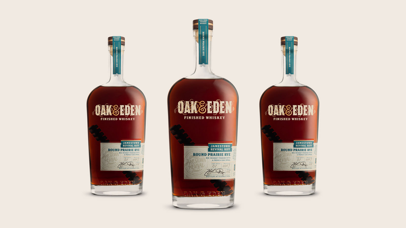 Oak & Eden Round x Jamestown Revival Prairie Rye Whiskey