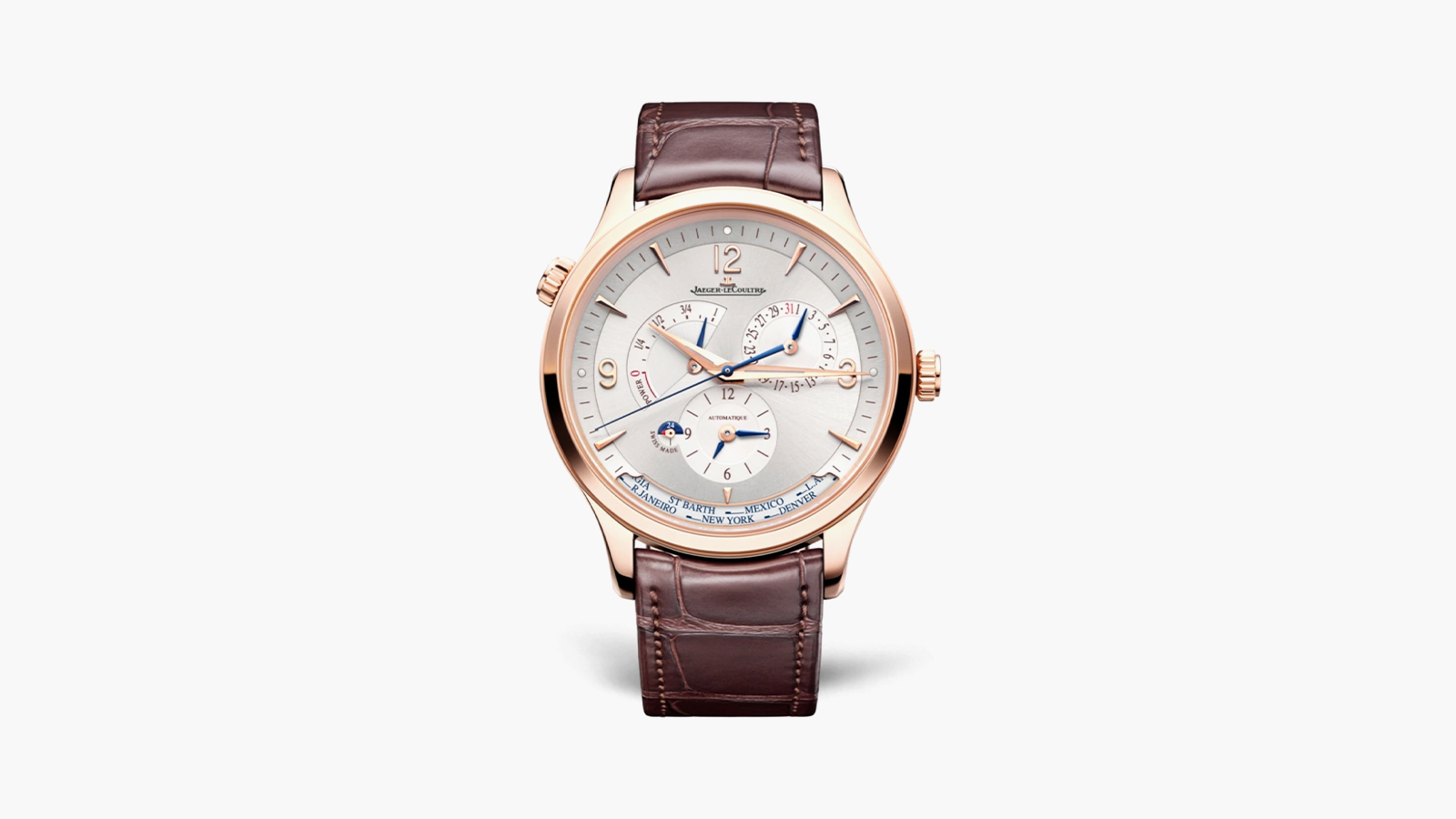 Jaeger-LeCoultre Master Control Geographic Le Grand Rose Gold
