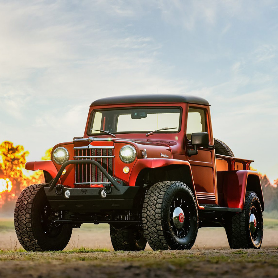 Modified 1955 Willys Pickup