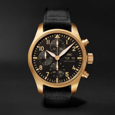미스터 포터 10년 살이 축하, IWC 파일럿 오토매틱 크로노그래프 한정판 출시