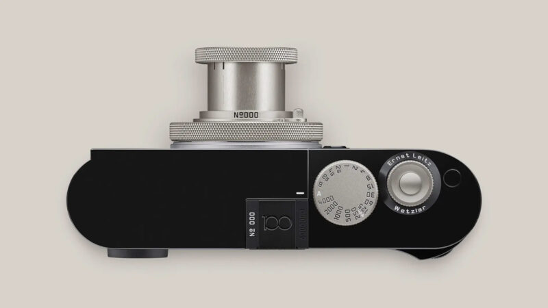 라이카 M11-D 100주년 에디션 상단부