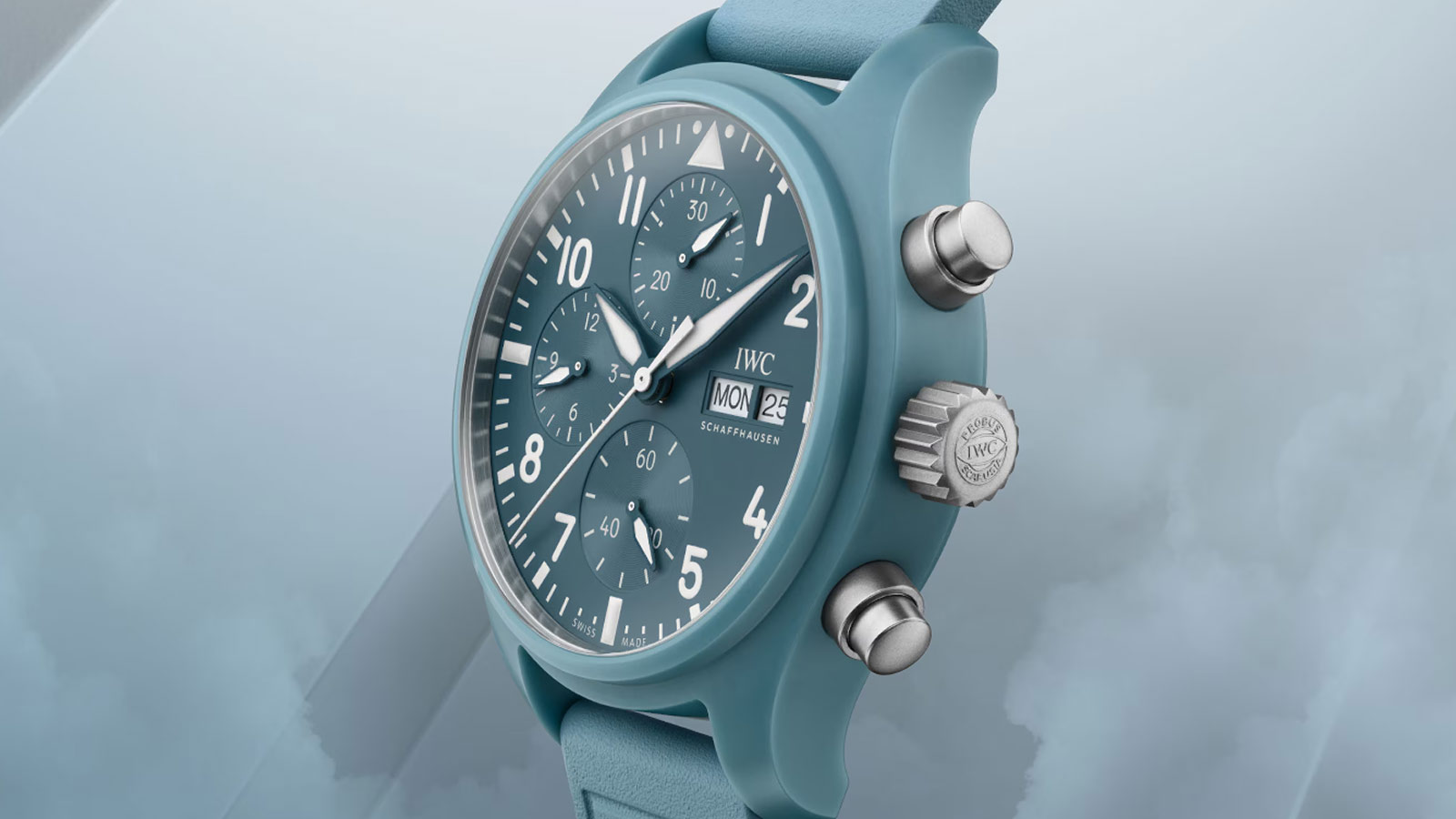 IWC 파일럿 워치 크로노그래프 41 탑건 미라마