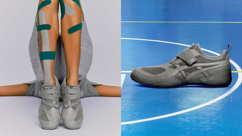 이세이 미야케 풋 하이퍼 테이핑