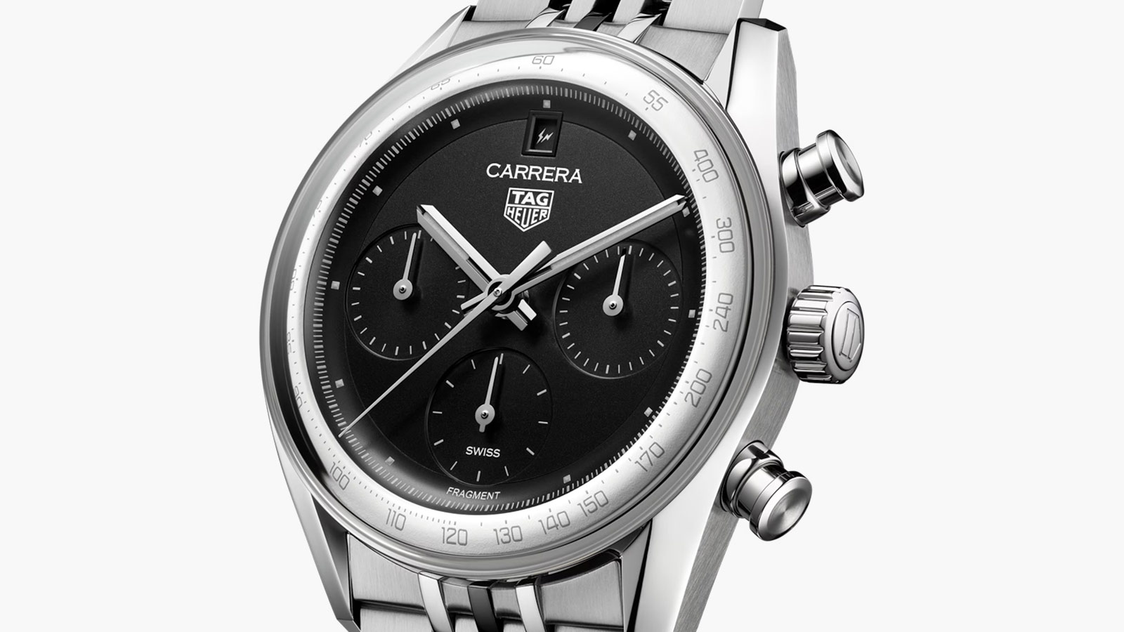 태그호이어 까레라 크로노그래프 x 프라그먼트 리미티드 에디션