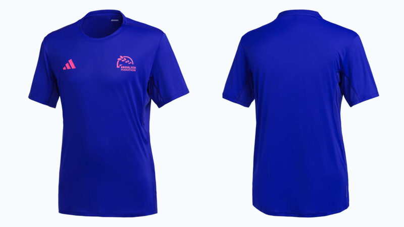 아디다스 2026 서울마라톤 에디션 러닝 티
