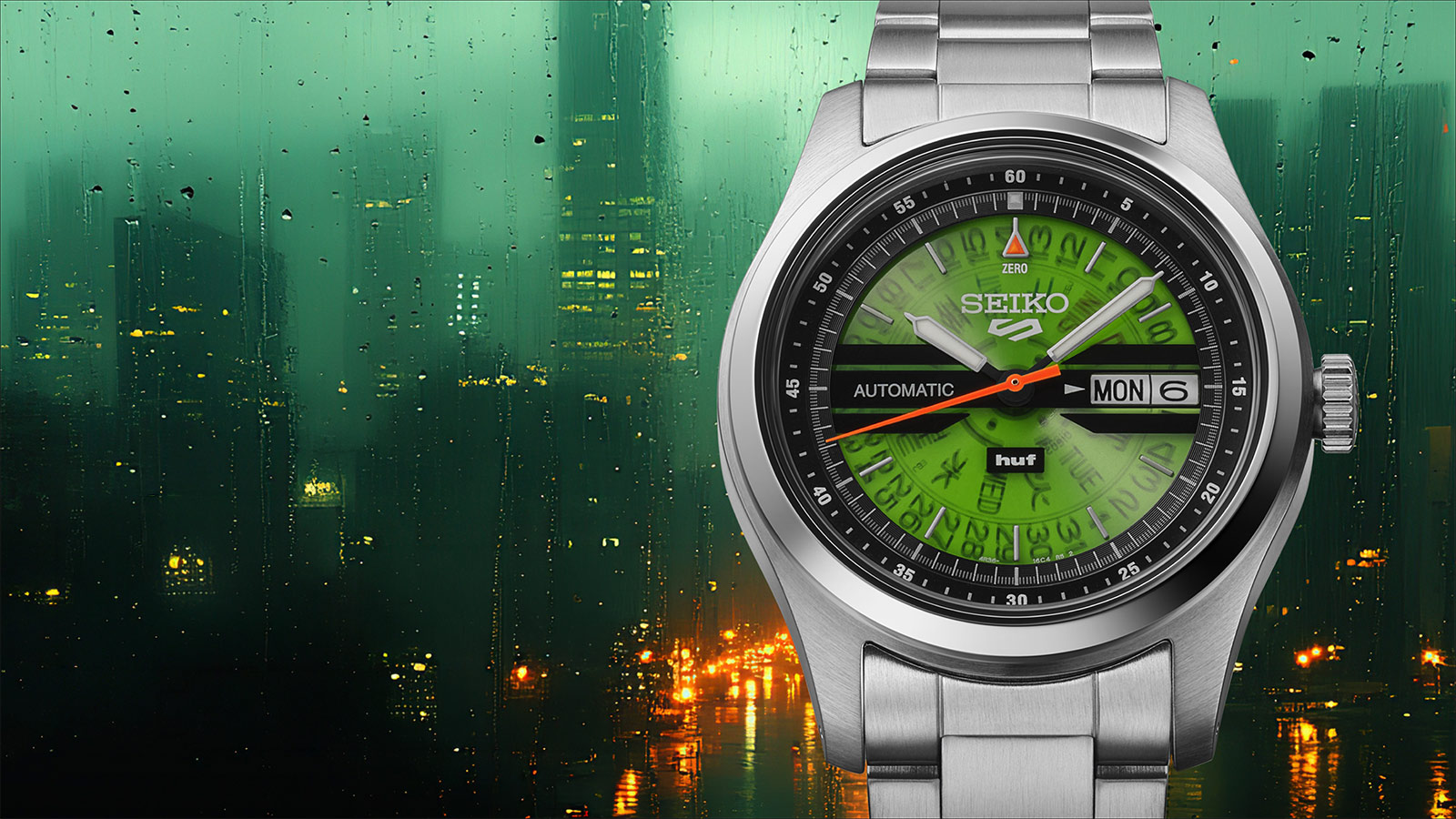 세이코 5 스포츠 x 허프 리미티드 에디션