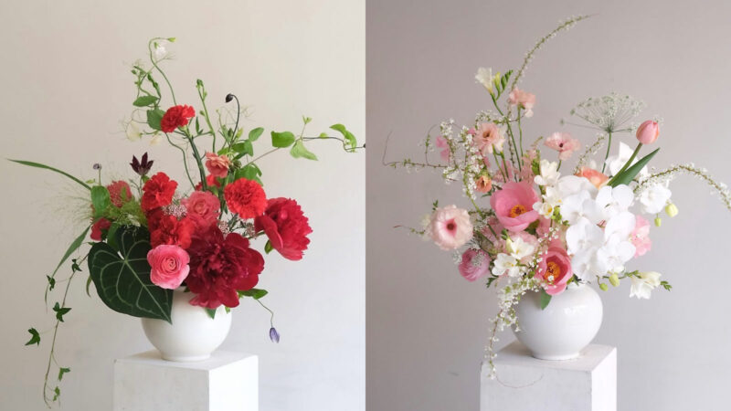 미드썸머 달항아리 센터피스